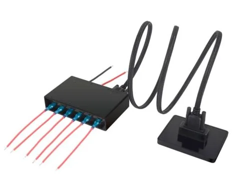 
12V/24V 6 Gang LED Switch Panel Slim Touch Control Panel Box for Car Marine Boat 