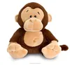 soft stuffed plush black monkey
