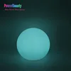 PBS-200 20CM PE plastic rotating waterproof glowing solar led ball light outdoor