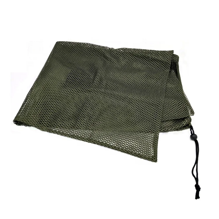 

2018 Popular Lightweight Highly Durable Hunting Mesh Decoy Bag with Adjustable Shoulder Straps, Dark green