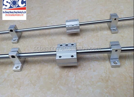 12mm SC12UU SK12 CNC Linear Rail Shaft H6 Smooth Rod 3D Printer Support Bearing 