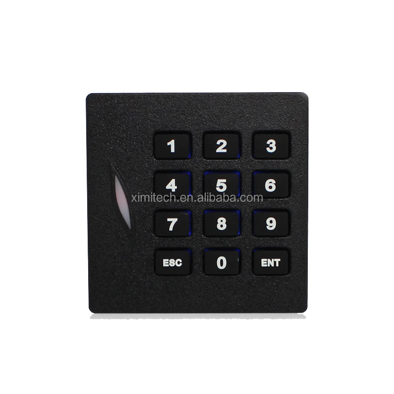 Card Reader With Keypad Ip65 Waterproof Card Reader 125Khz Rfid Card Reader Wiegand Output Reader Kr102 Access Control System
