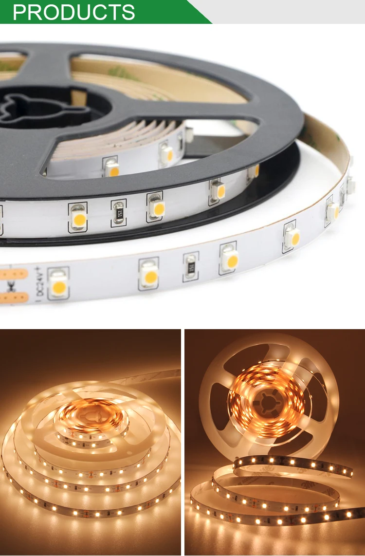 Super Bright Epoxy Tube Waterproof Ip68 3528 / 2835 Turquoise Led Strip