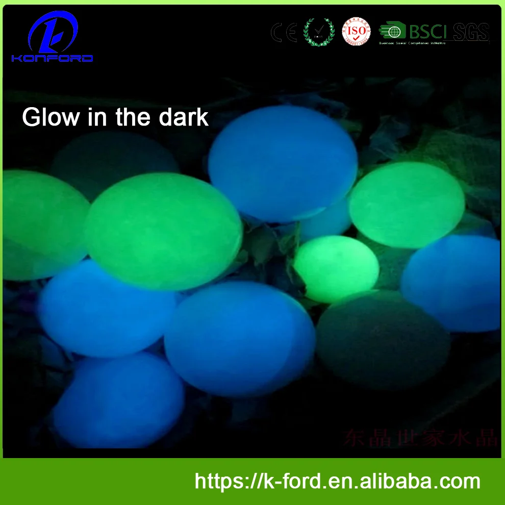Factory Production Glow Fob Luminous Table Tennis Ball Glow In The Dark Plastic Balls Buy Glow
