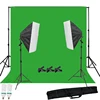 High quality Studio photography softbox lighting tent with background stand 135 led light bulb soft box light stand