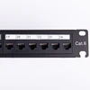 factory price cctv unloaded patchpanelrack 6 8 12 24 24port patch panel rj45 utp stp cat7 cat6a cat5e patch panel