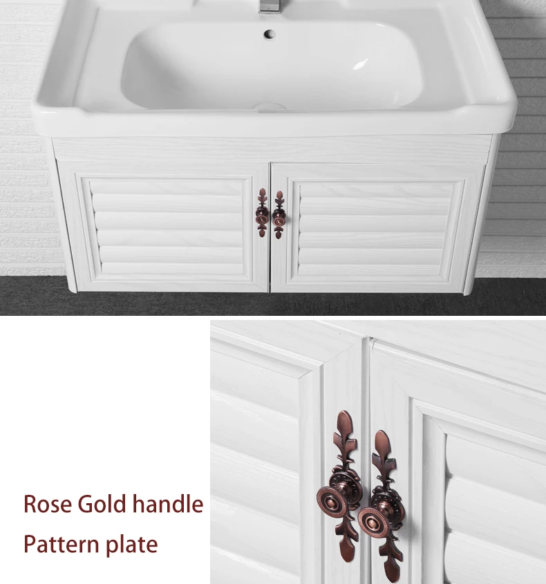 Solid Aluminum Alloy Stainless Steel Bathroom Wall Cabinet