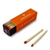 Colorful custom gold foil hotstampping hotel match box rainbow matches