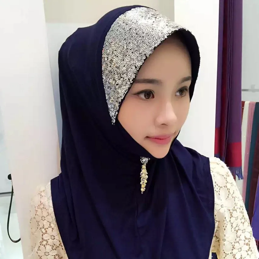 Hottest Selling Beautiful Fashionable Muslim Lady Modal Hijab - Buy ...