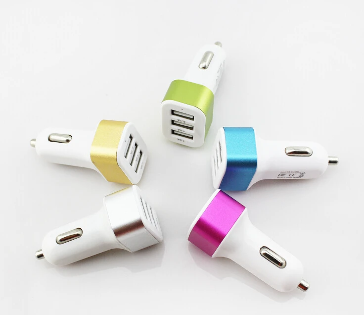 OEM factory promotional usb car charger 3 ports, View promotional usb