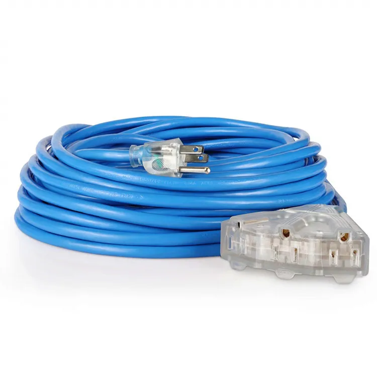 Osha Nrtl Compliant Cold Weather Extension Cord W/lighted End & 3