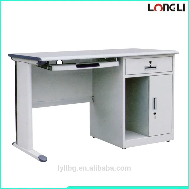 Metal Industrial Computer Desks With Locking Drawers Buy