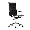 Frank Tech Metal frame PU leather executive office chair ripple black leather office chair