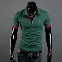 

Mens Polo Size S M L XL 2XL 3XL 4XL 5XL Contrast Work Golf Shirt Top men's brand