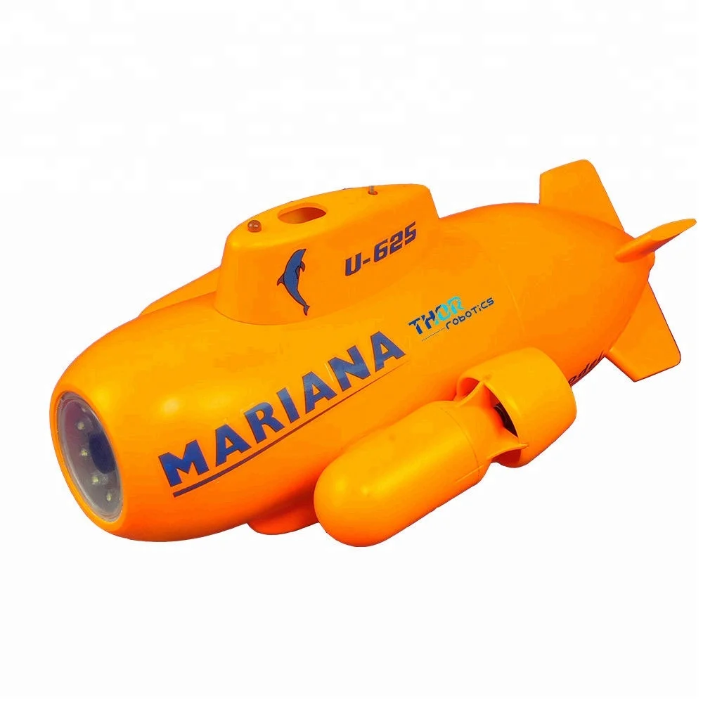 

ThorRobotics Underwater Drone RC Submarine Mini Mariana HD Video Real Time With FPV 2.4G RC 5.8G HD Transmission, Yellow