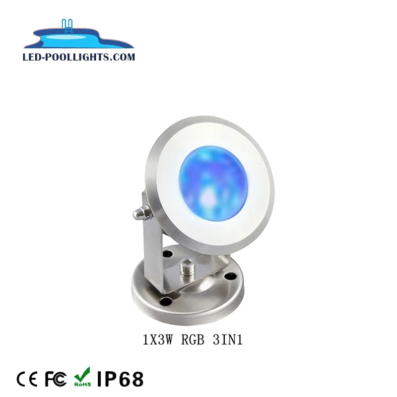 IP68 3W LED Swimming Pool Spot Light