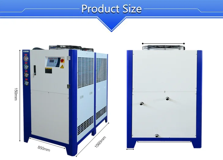 Plastic Crusher Air Cooled Industrial Chiller Hs Code 84186990 For