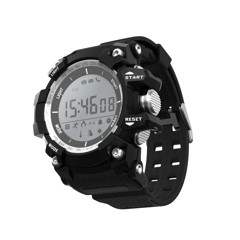 

IP68 Waterproof XR05 Smart Watch Sport Health WristWatch Support Altitude Barometric pressure Temperature UV Monitoring, Black;blue;green