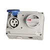 Professional socket with switch and mechanical Interlock industrial electric wall switch socket