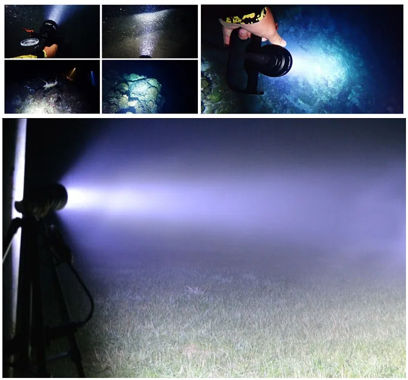 Cave Diving Himax H01 Slim 3500lumen Dive Canister Light With Goodman