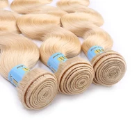 

10A Brazilian Hair Weaving Wholesale 100 Human Virgin 613 Blonde body wave cuticle aligned hair