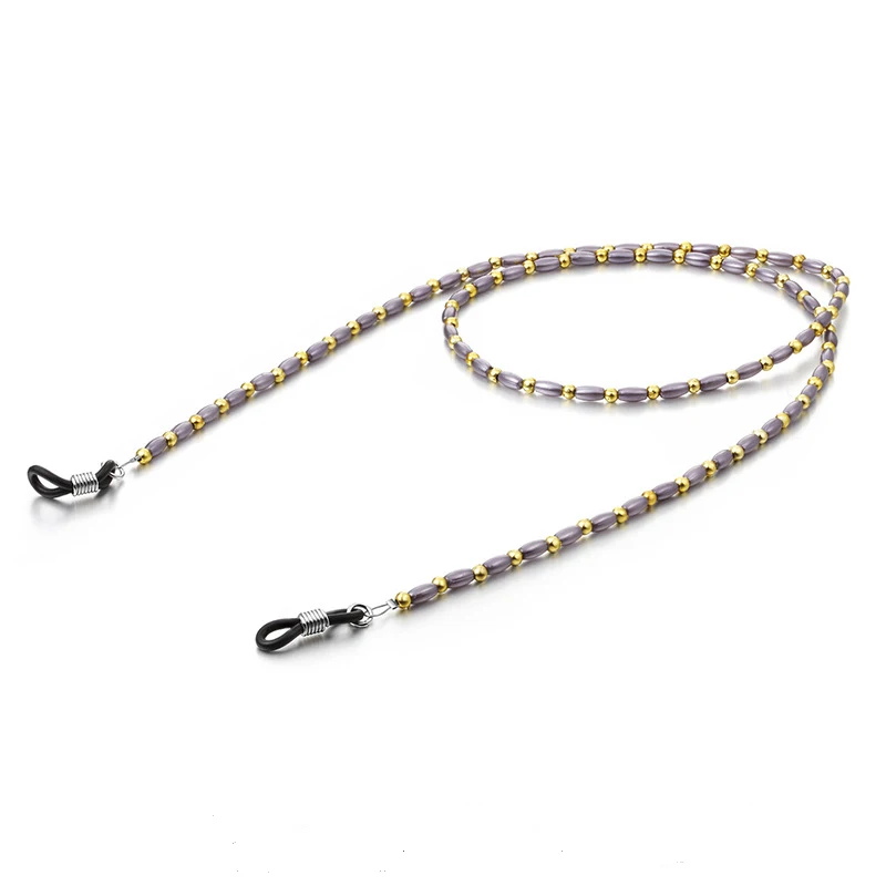 

Anti-skidding Fashion Europe Women Acrylic Beads Sunglasses Chain Holder Glasses Strap Chains For GlasseS