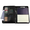 Organizer Documents Holder with Calculator Notepad and Pen Holder (A4) Interview Executive File Folder