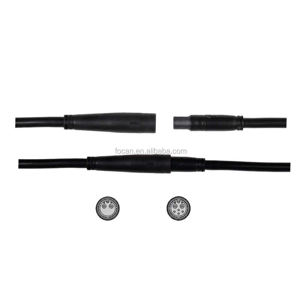 2pin3pin4pin5pin Waterproof Connector For Ebike Light Throttle Ebrake