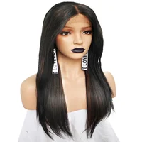 

Anogol Futura Fiber Lace Front Wig Black Synthetic Wigs