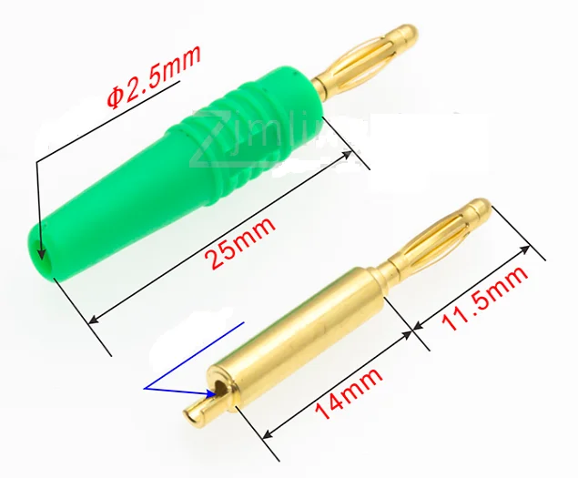 Sourcing Map 6 Connettori A Banana Da 2 Mm, 10 A, Connettori Jack A Banana Per - Foto 2