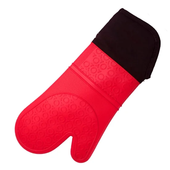 Extra Long Waterproof Silicone Oven Mitt 1 Pair Oven Mitts With Quilted Liner Buy Oven Mitt