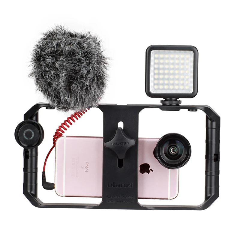 

Ulanzi U-Rig Pro Smartphone Video Rig Phone Video Stabilizer Grip Tripod Mount for Videomaker Film-maker Videographer