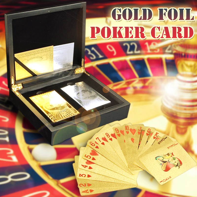 

New Products Golden Poker Best Sellers 24K Gold Plated Bulk Paper Game Playing Card For Sale