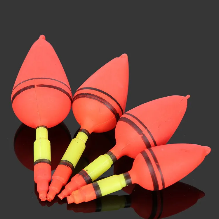 

100pcs/set Fishing Float Plastic Balls Stopper Buoy Boia Flutter To Remind Fish Float Bite Hooks lures Lightstick Fishing Tools, As show