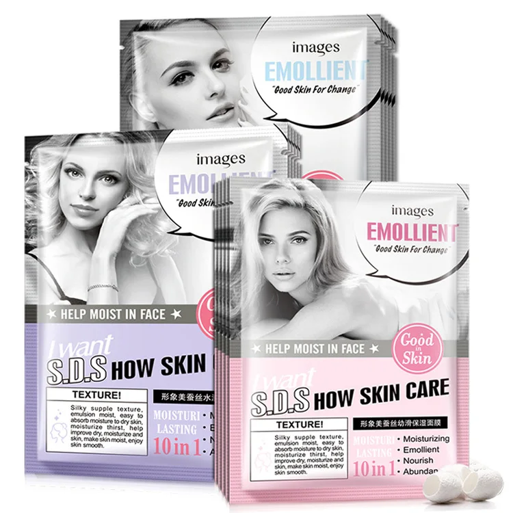 

private label skin lightening facial mask refreshing moisturizing nourishing silk face mask