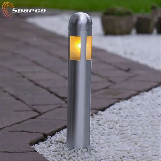 
Well design stainless steel decorative bollard light for garden 