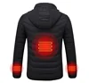 Winter Outdoor ski USB Battery Smart Heated warm Jacket for men