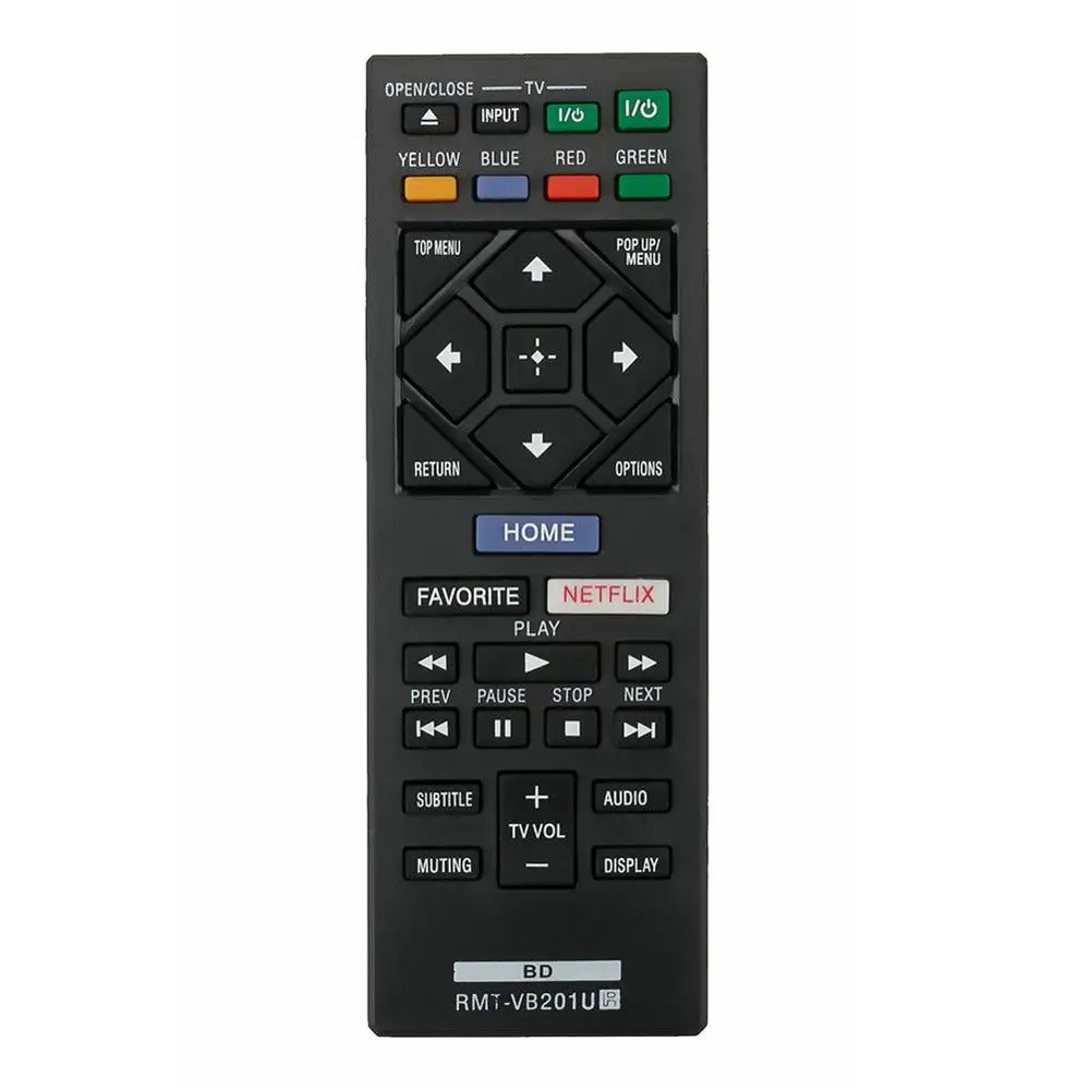 

Hot Sale RMT-VB201U Remote Control For SONY Blu-Ray DVD Player, Black