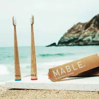 

Natural Wooden Brush Toothbrush with Bamboo Case 100% Biodegradable ECO Toothbrush Kit