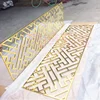 Modern design gold plated decorative metal screen panels
