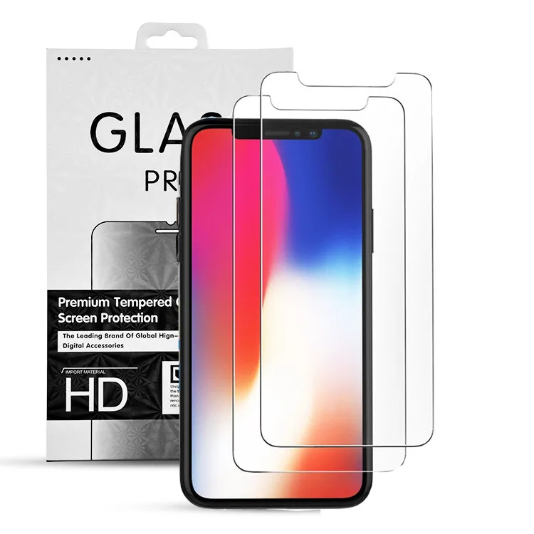 

9H Anti-Scratch Mobile Tempered Glass Screen Protector For Iphone X