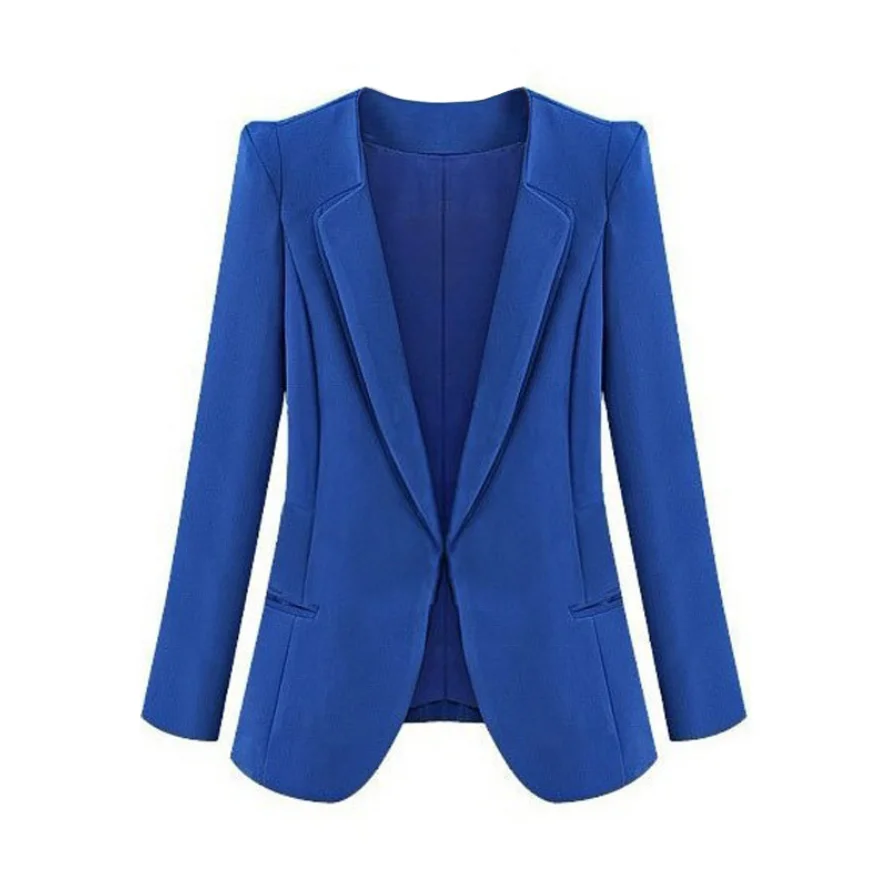 S- 5xl Plus Size Womens Business Suits Spring Autumn Women Blazers Jackets Slim Long Sleeve Blazer Femme Y10775