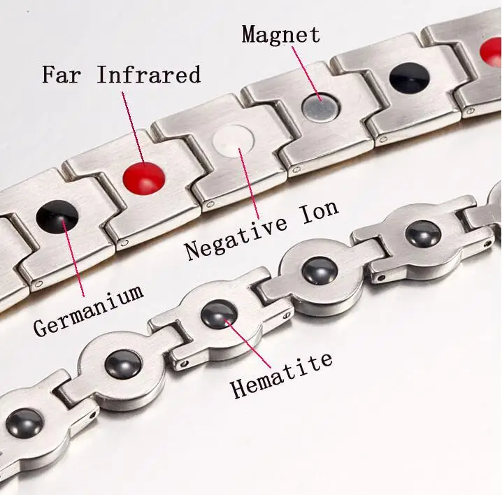 Magnetic Therapy Germanium Titanium Health Care Bracelet