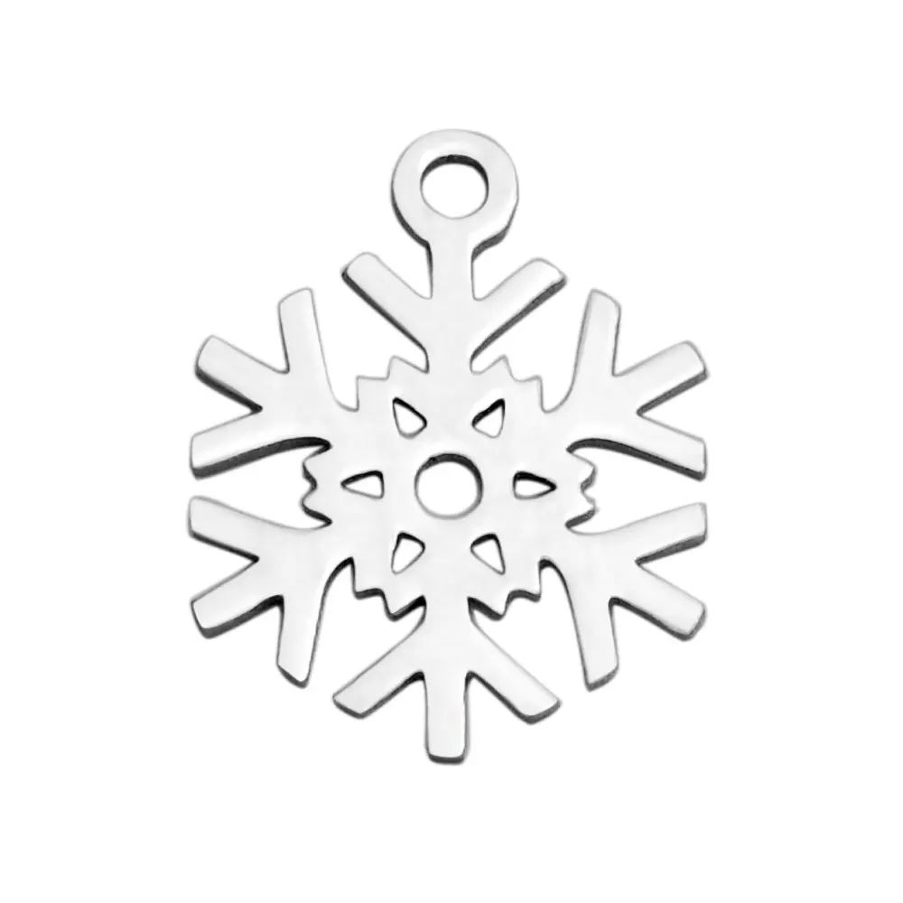 

PandaHall 304 Stainless Steel Snowflake Pendants