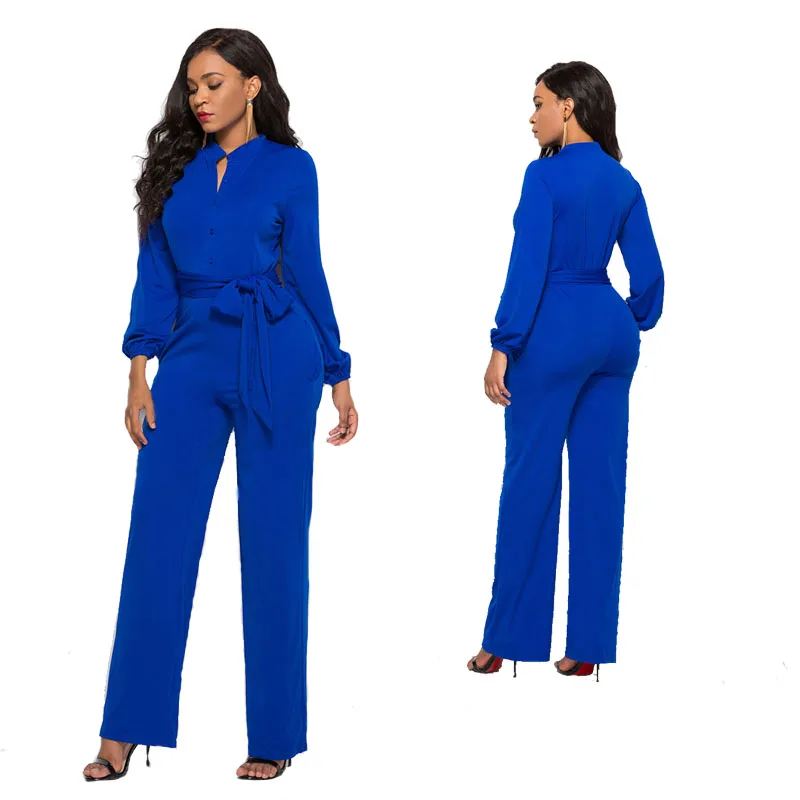 

2019 new bodysuits for women plus size long sleeve bandage ladies jumpsuit, As pictures show