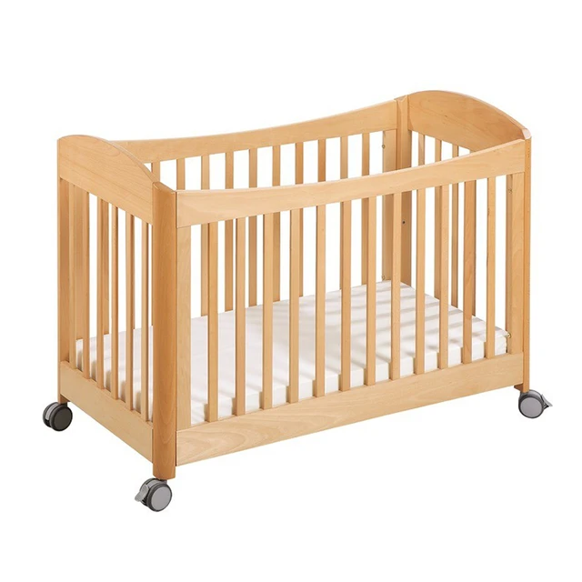 Wooden Baby Cot Design Baby Crib Lower Bed With Wheels Buy