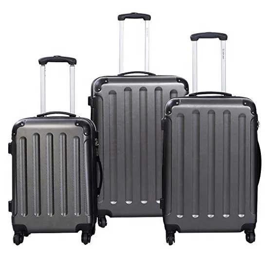 

3 Pcs set Luggage Set Hardside Travel Rolling Suitcase ABS, Customized color