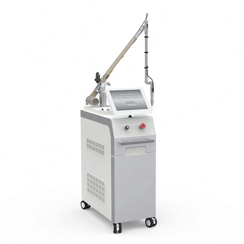 

Permanent Pigments Tattoo Removal Q Switch ND Yag Laser 532nm Long Pulse ktp, Red white/ gray white