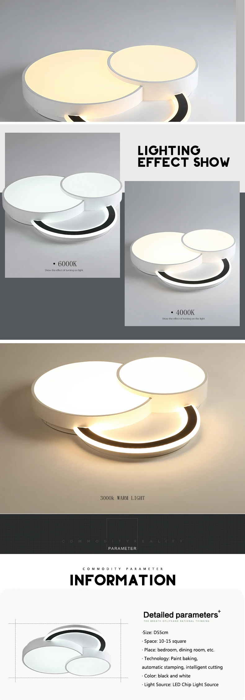 2019 Hot Sales ceiling lamp cover modern Ultra Slim Indoor celling lamp,16w 24w ceiling mounted light