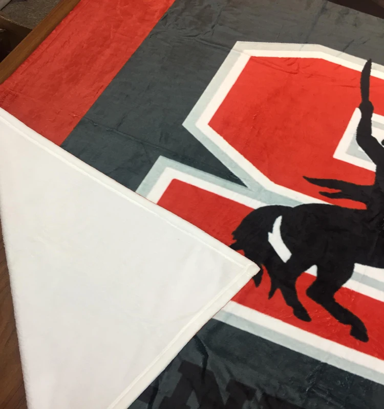 Custom Digital Printed 100 Polyester Fleece Blanket Polar Fleece